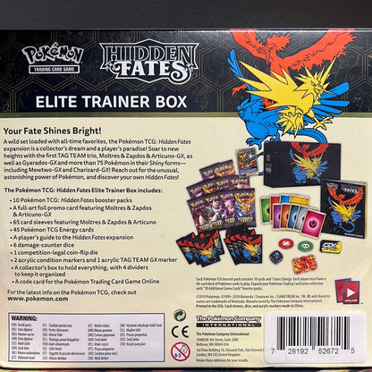 Pokemon TCG Hidden Fates ETB