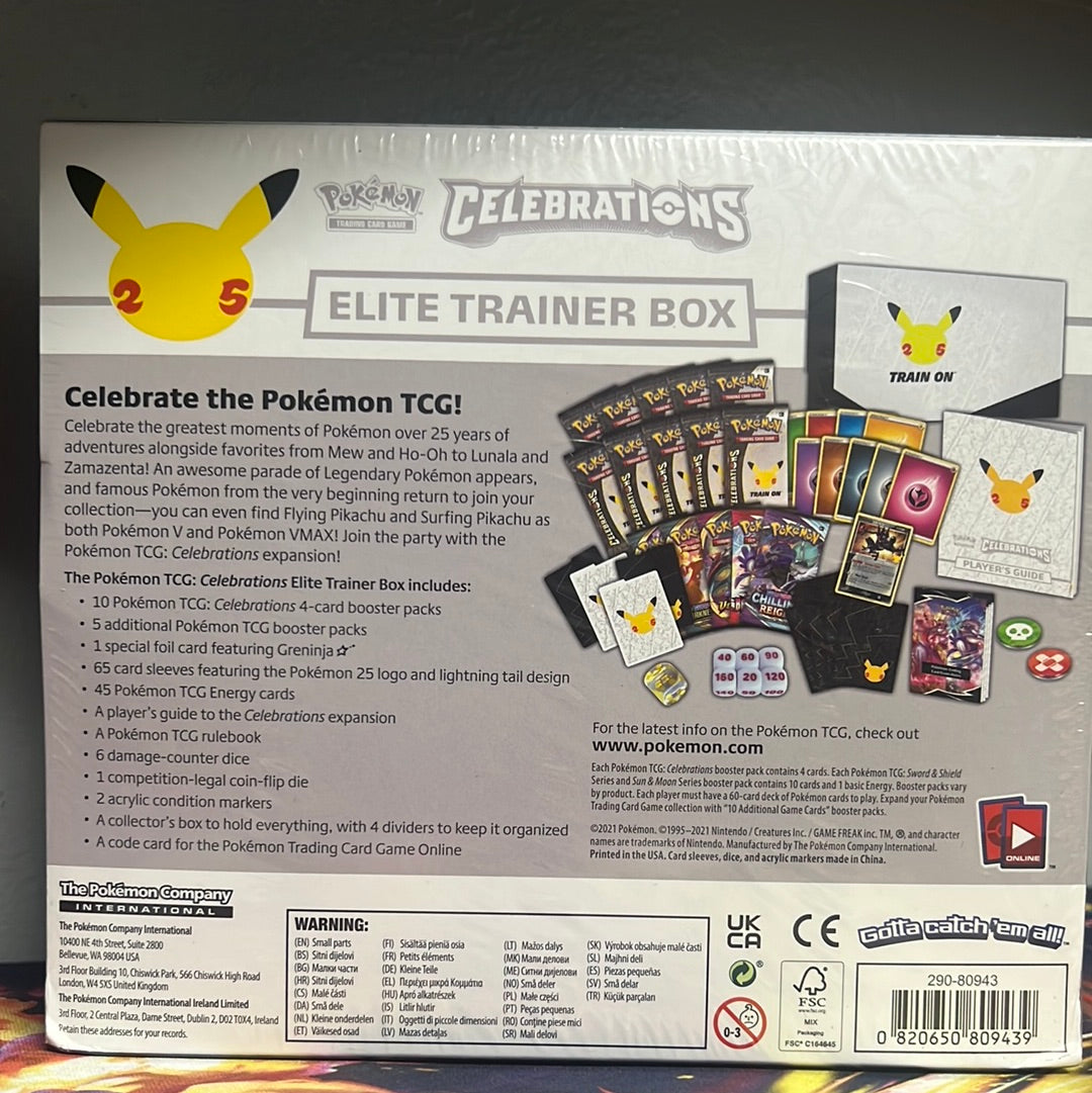 Pokemon TCG Celebrations ETB