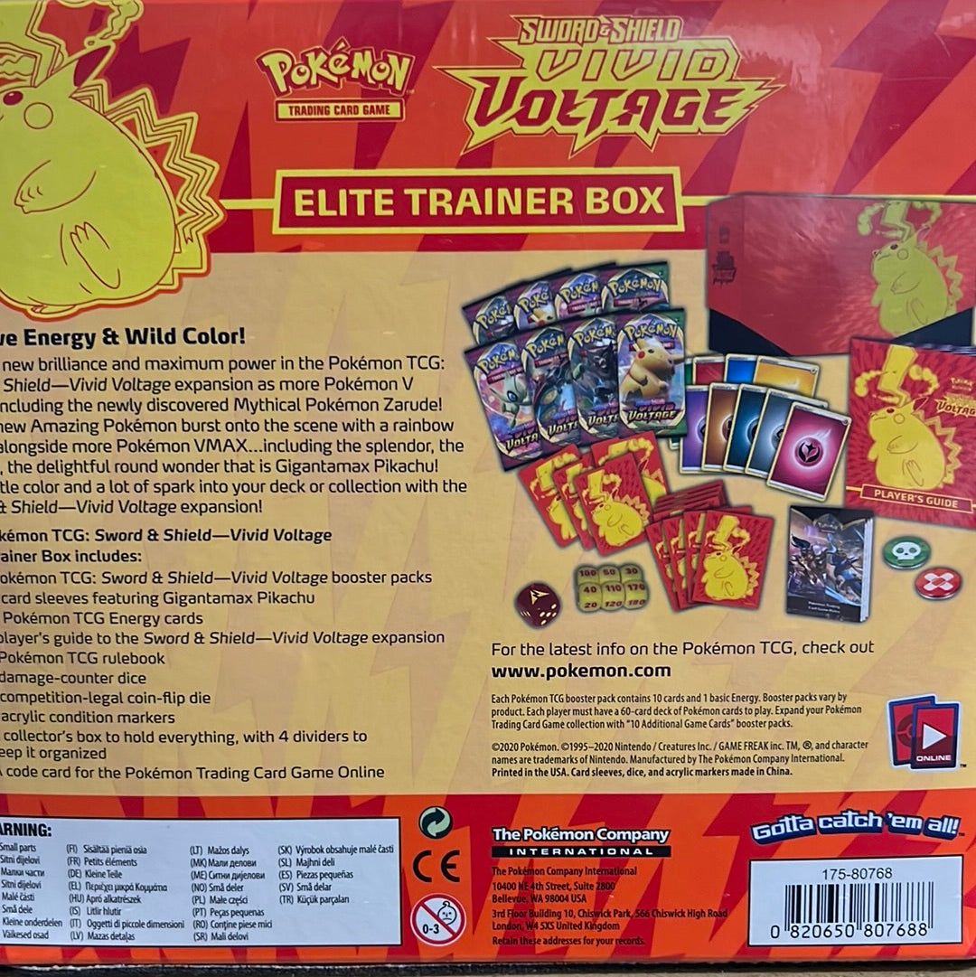 Pokemon TCG Vivid Voltage ETB